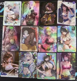 Spicy 12 card mixed Lot Liquid Fantasy Senpai Goddess Haven Waifu Story Anime - Image 1