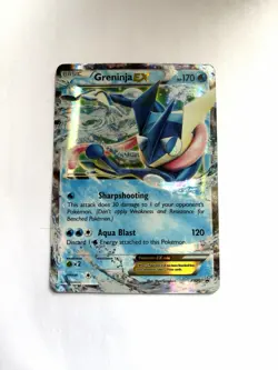 Pokemon Greninja EX XY20 Promo Holo Card 170 HP Basic Aqua Blast XY Set English - Image 1