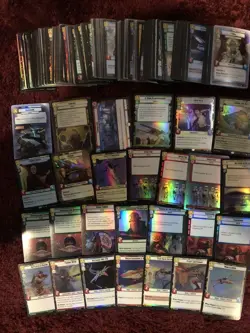 Star Wars Unlimited Tcg Spark Of Rebellion 240 Card Foil Lot - Image 1