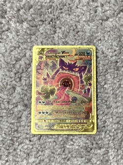 Gengar VMax HP320 Fear and Panic Super Rare Gold Accent Foil Fan Art Cards - Image 1