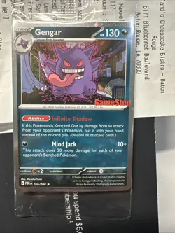 Gengar Promo Card Gamestop Pokemon Perfect Order Stamped 050/088 Sealed - Image 1