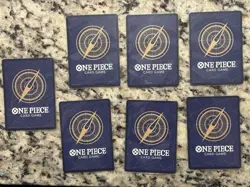 ONE PIECE CARD GAME TREASURE CAMPAIGN COMPLETE SET OF 7 PROMOS ENGLISH Lp-nm - Image 2