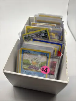 Pokemon Card Mystery Box (see picture) Vintage And New Just Over 120 Cards - Image 1