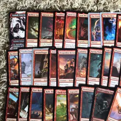 Magic the Gathering 50 Red Rare Card Lot - Image 2