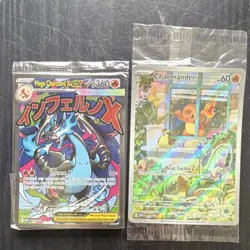 Pokemon Mega Charizard X EX & Charmander Promo Holo Card Lot SVP XY - Image 1