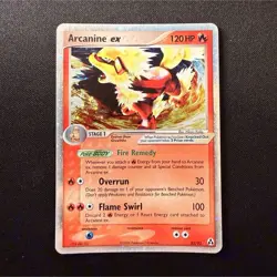 Arcanine ex 83/92 Legend Maker Holo Rare EX Pokemon Card English 2006 - Image 1