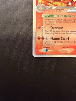 Arcanine ex 83/92 Legend Maker Holo Rare EX Pokemon Card English 2006 - Image 4