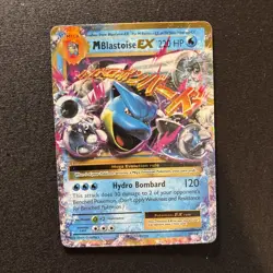 Pokemon TCG M Blastoise EX XY Evolutions Holo Rare Card 22/108 NM - Image 2