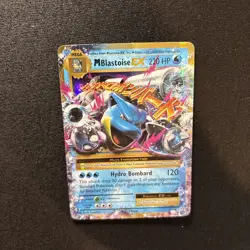 Pokemon TCG M Blastoise EX XY Evolutions Holo Rare Card 22/108 NM - Image 4