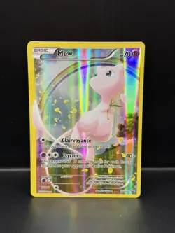 Mew XY110 X&Y Black Star Promo Full Art Holo Pokemon Card LP-NM - Image 1