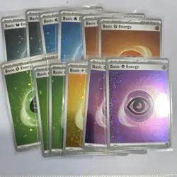 Cosmos 151 Basic Energy Holo Card Lot of 12 - Image 1