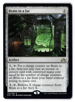 Brain In A Jar NM* Shadows Over Innistrad ENGLISH 252/297 mtg -UnltdCards - Image 1