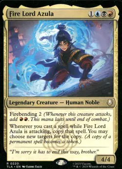 Fire Lord Azula 220 Rare Avatar: The Last Airbender Magic: The Gathering NM - Image 1