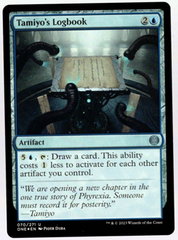 Tamiyo's Logbook 070/271 Uncommon Foil All Will Be One MTG Near Mint - Image 1