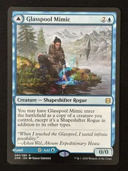 1x MTG Glasspool Mimic - Zendikar Rising (ZNR) #60 - Magic the Gathering - Image 5