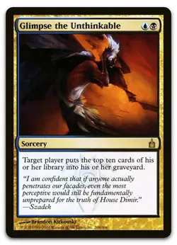 Glimpse the Unthinkable #208 (LP) Ravnica City of Guilds RAV Magic MTG - Image 1