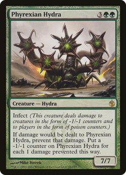 Phyrexian Hydra #85 (MP) Mirrodin Besieged MBS Magic MTG - Image 1