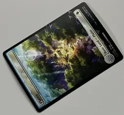 MTG Final Fantasy Commander Basic Land Plains COMMON CHOCOBO TRACK FOIL #0478 - Image 5