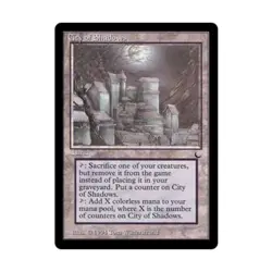 WotC MtG The Dark City of Shadows (R) EX - Image 1
