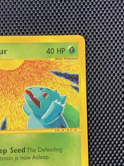 BULBASAUR 95/165 Expedition NON-HOLO E-Series / E-Reader Pokemon TCG card LP/NM - Image 3