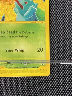 BULBASAUR 95/165 Expedition NON-HOLO E-Series / E-Reader Pokemon TCG card LP/NM - Image 4