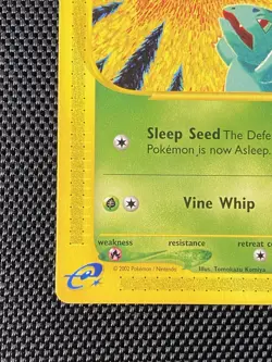 BULBASAUR 95/165 Expedition NON-HOLO E-Series / E-Reader Pokemon TCG card LP/NM - Image 5