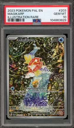 Pokemon Magikarp Paldea Evolved Illustration Rare #203 PSA 10 Gem Mint - Image 1