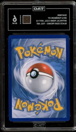 Pokemon Shaymin Mythical Pokemon Coll. Black Star Full Art Promo XY115 TAG 6 - Image 2