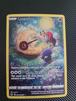 Lunatone - GG11/GG70 - Pokemon Crown Zenith Galarian Gallery Holo Card NM - Image 1