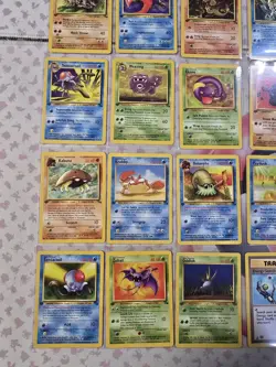 Complete Common & Uncommon 1st Edition Fossil Set For Pokemon WOTC TCG Cards. - Image 3