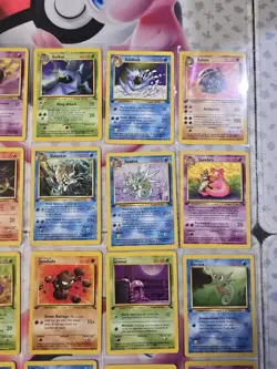Complete Common & Uncommon 1st Edition Fossil Set For Pokemon WOTC TCG Cards. - Image 5