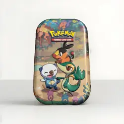 Pokemon TCG 25th Anniversary Celebrations Tin Featuring Snivy, Tepig, Oshawott - Image 1