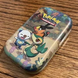 Pokemon TCG 25th Anniversary Celebrations Tin Featuring Snivy, Tepig, Oshawott - Image 4