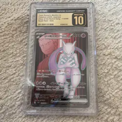 Pokemon Team Rocket's Mewtwo ex Super Rare Holo Glory Rocket Gang 114/098 CGC 1… - Image 1