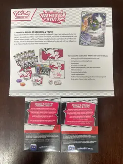 Sealed Pokemon White Flare Etb And Two Booster Bundle. Factory Sealed - Image 2