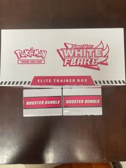 Sealed Pokemon White Flare Etb And Two Booster Bundle. Factory Sealed - Image 3