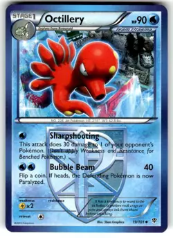 Pokemon Octillery (Team Plasma) Plasma Blast 19/101 Near Mint NM - Image 1