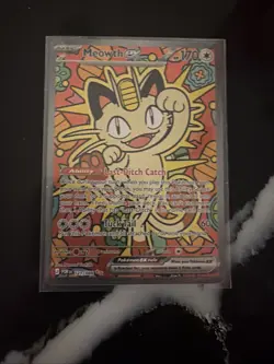 Meowth ex 121/088 ENGLISH Special Illustration Rare - Perfect Order SIR Pokemon - Image 1