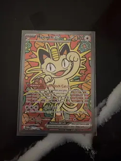 Meowth ex 121/088 ENGLISH Special Illustration Rare - Perfect Order SIR Pokemon - Image 3