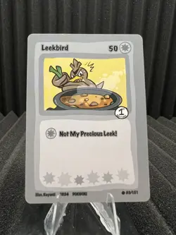 Leekbird (Farfetch'd) 83/151 - Pokidoki First Edition Fan Art - Pokemon - Image 1