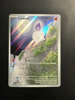Litwick - 101/086 - Pokemon White Flare Illustration Rare NM - Image 1