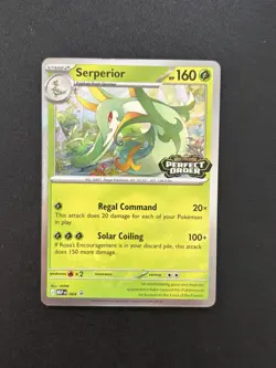 Serperior 064 Promo Perfect Order Prerelease Stamped Promo Pokemon TCG 2026 - Image 1