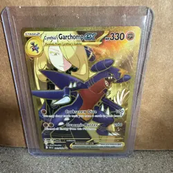 Pokemon Cynthia's Garchomp EX 241/182 Hyper Rare Holo SV10 Destined Rivals - Image 1