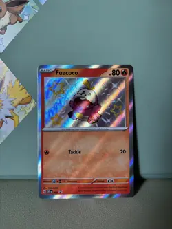 Pokemon TCG Fuecoco SVP 079 Black Star Promo Shiny NM - Image 1