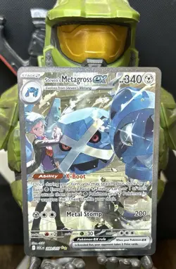 Pokemon TCG Steven’s Metagross EX ASC 289/217 SIR - Ascended Heroes - Image 1