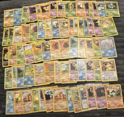 Pokemon Vintage Lot Shadowless Base Jungle Fossil Mostly MP-DMG - Image 1