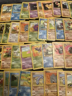 Pokemon Vintage Lot Shadowless Base Jungle Fossil Mostly MP-DMG - Image 5