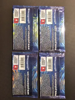 XY Evolutions Booster Pack, Pokemon, 4 Packs Art Set, Sealed/Brand New, English - Image 2