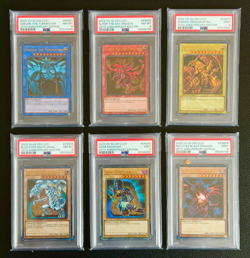 PSA 8/9 -2023 Yu-Gi-Oh! 6 x LC01 Slab Collection - EN001/002/003/004/005/006 - Image 1