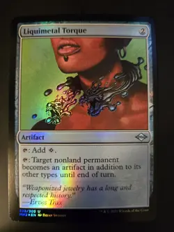 Liquimetal Torque FOIL Modern Horizons 2 MTG FREE SHIPPING - Image 1